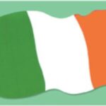 st pat irish flag cutout r55895-18