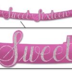 bday 16 banner sweet sixteen 36in r55745