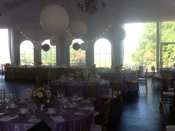 bal decor wed bal in tent