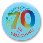 bday 70 button &smasging rBN141