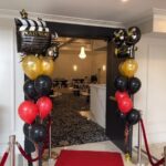 decor bal hollywood coloumn and red blk latex for A SEMI