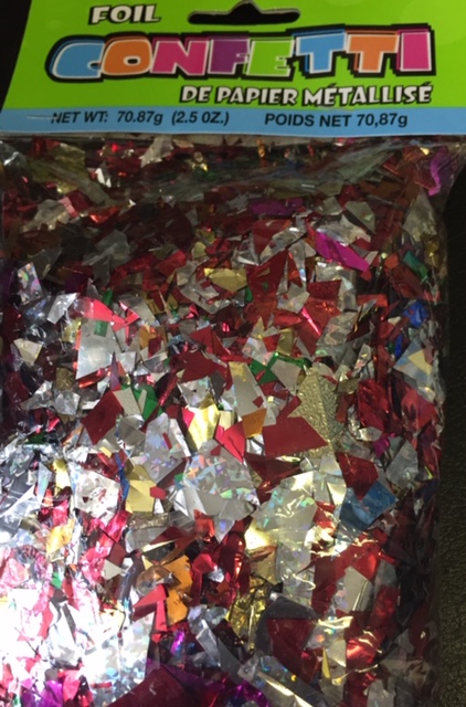 party acc confetti sol red