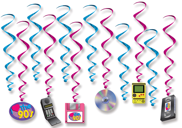 theme 90’s whirls 12ct r53489 8.99