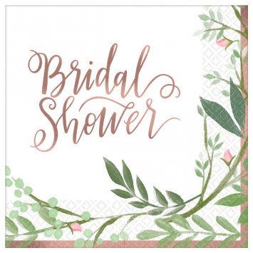 bridal shwr lov n leaves bn 502143