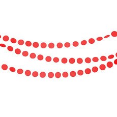 party decor circle garland red 43009-07-w_