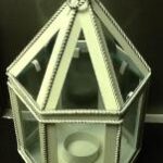 wed acc lantern wht rental