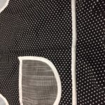 cos f apron blk polka dots