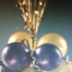 decor bal centps airfilled with gold spray