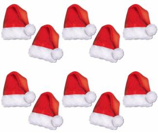 christmas cutout 10 hat cutout 5in r22269