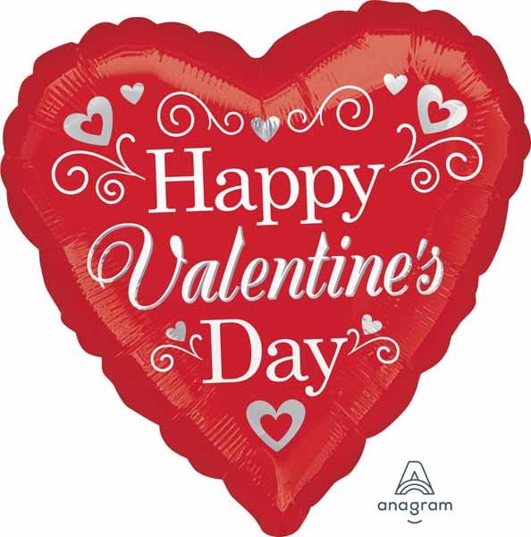 HVD Fancy Swirls & Silver Hearts