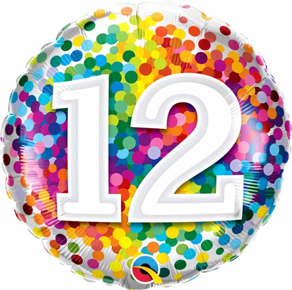 bday bal 18in 12 w13522