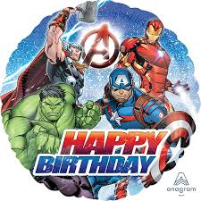 bday bal 18in hbd aveng