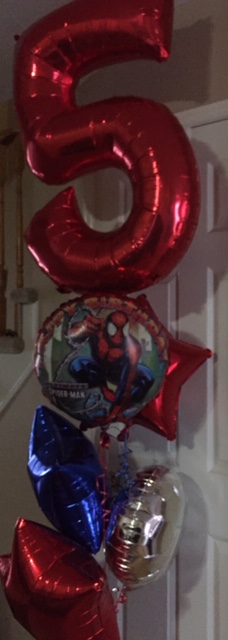 decor bal boq 5 red spiderman 4 foil