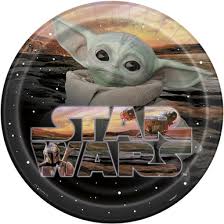 bday starwars plates uni