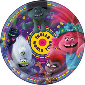 bday trolls plates 77475 uni