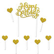bday cake topr gold r52216