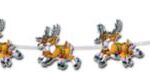 christ santa with sleigh cutout r22224