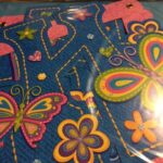 bday bnr hbd denim butterfly