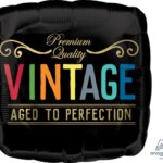 bal bday vintage 18in sq f41304