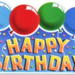 bday sign 18in r55280