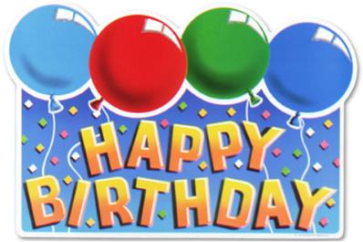 bday sign 18in r55280