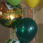 bday bal bouq dina 3 foil 6 latex