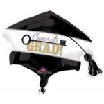 grad bal cap 31in with gold n key