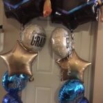 grad bal foil bouquet cap and 2 prt 2 plain foil