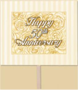 ann 50 ann yard sign r55904