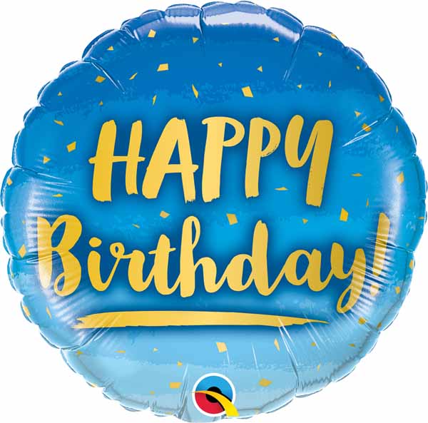 bday bal blue gold w78676