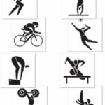 theme sports olympics 4 cut 16 in r54187